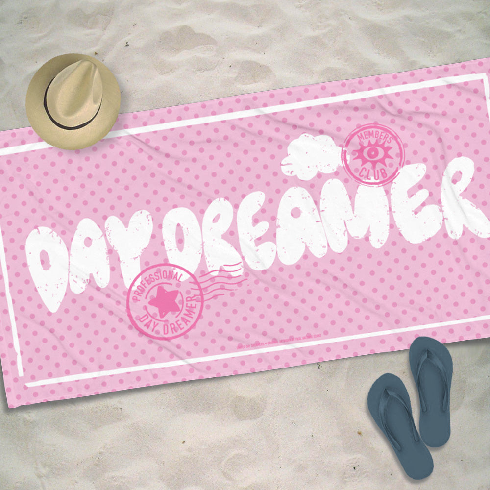 Day Dreamer Beach And Pool Pink Towel