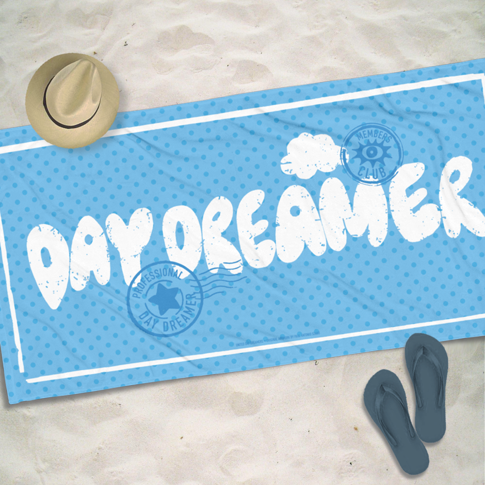 Day Dreamer Beach And Pool Blue Towel