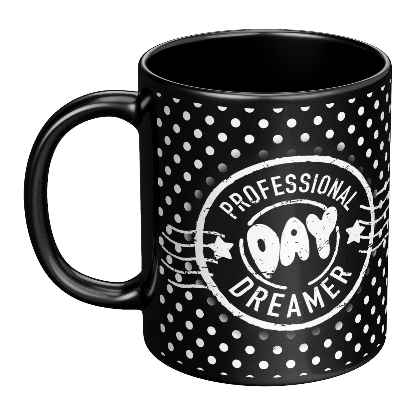 The Professional Day Dreamer Mug in Black