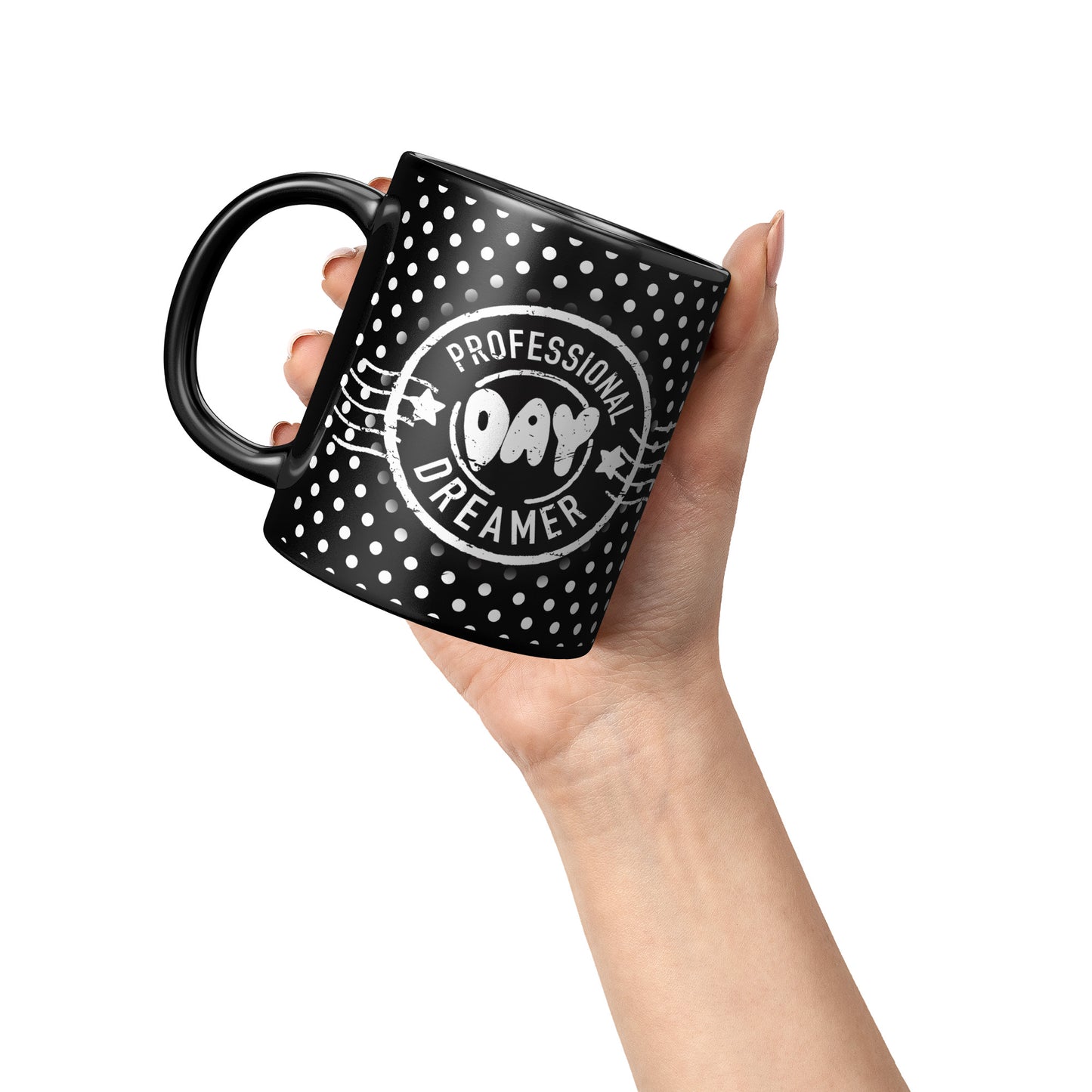 The Professional Day Dreamer Mug in Black