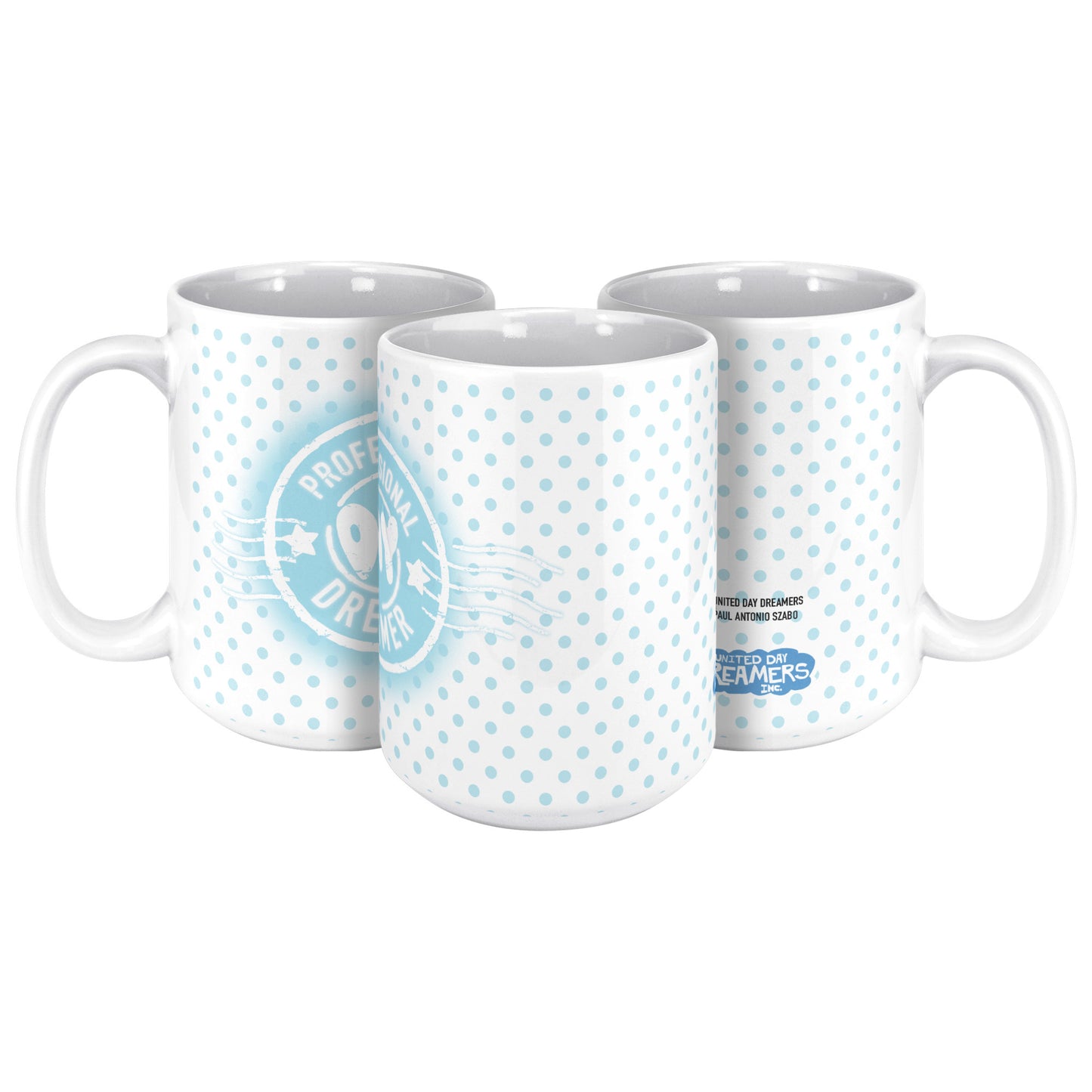 The Professional Day Dreamer Mug in Blue 15oz