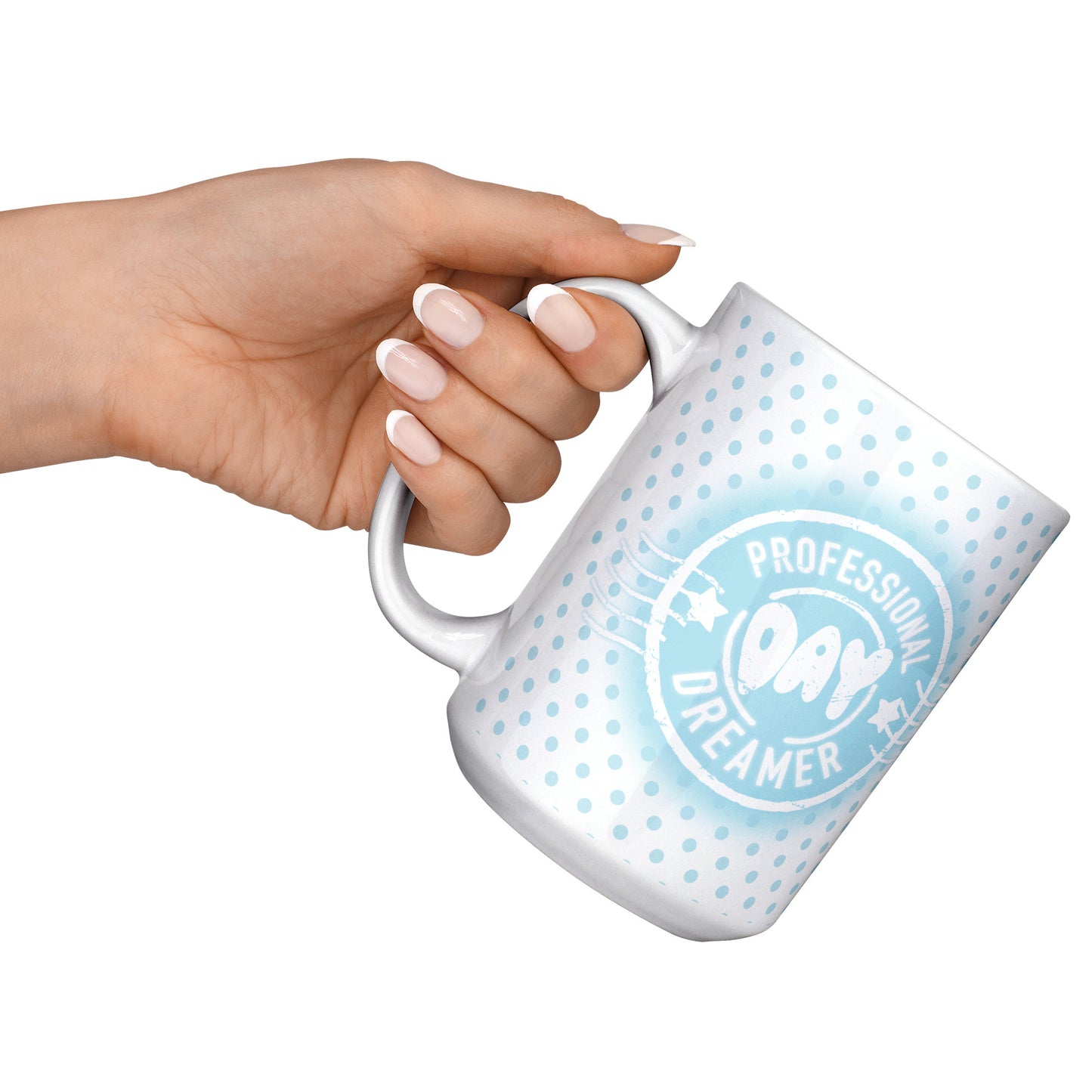 The Professional Day Dreamer Mug in Blue 15oz