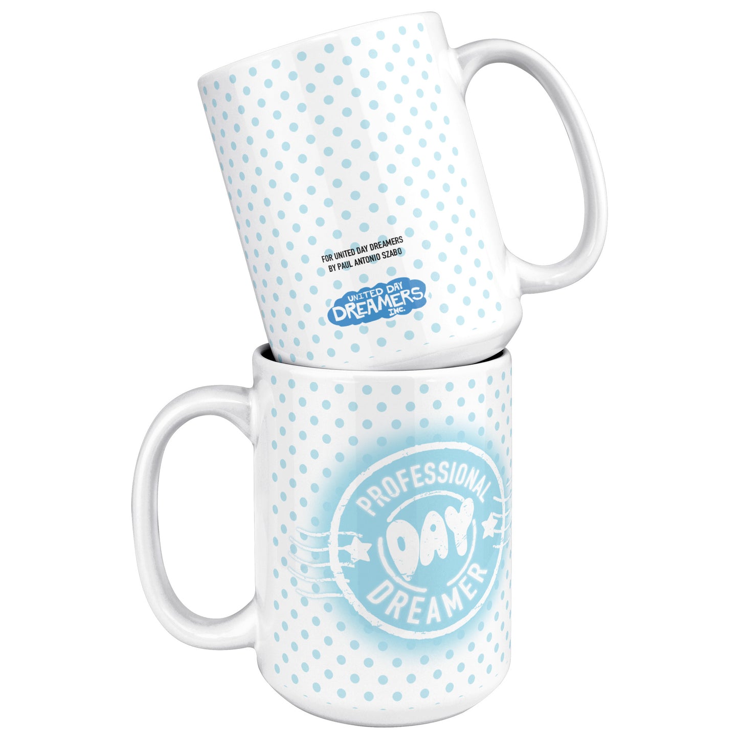 The Professional Day Dreamer Mug in Blue 15oz