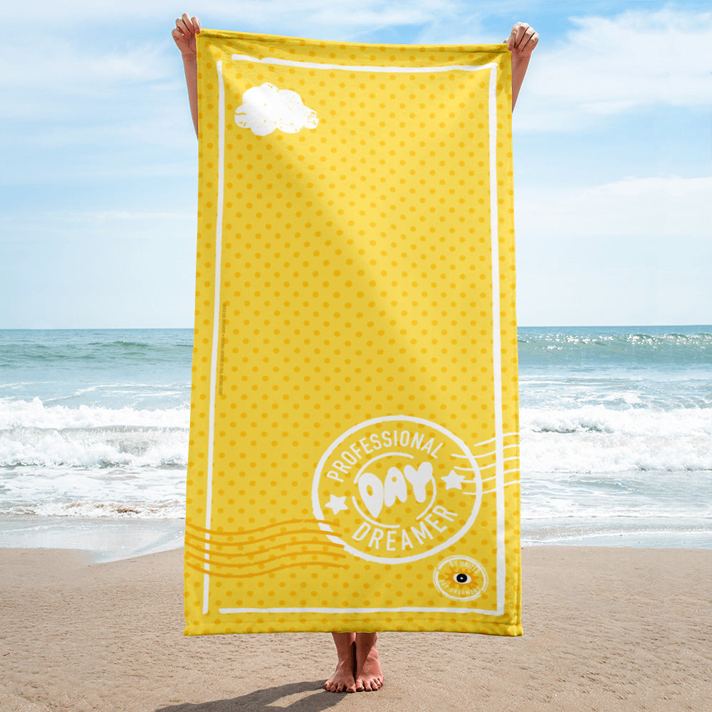 Professional Day Dreamer Beach and Pool Yellow Towel