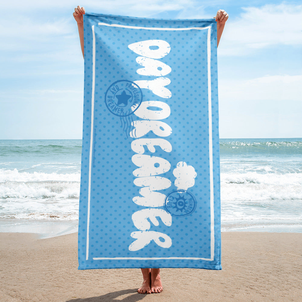 Day Dreamer Beach And Pool Blue Towel