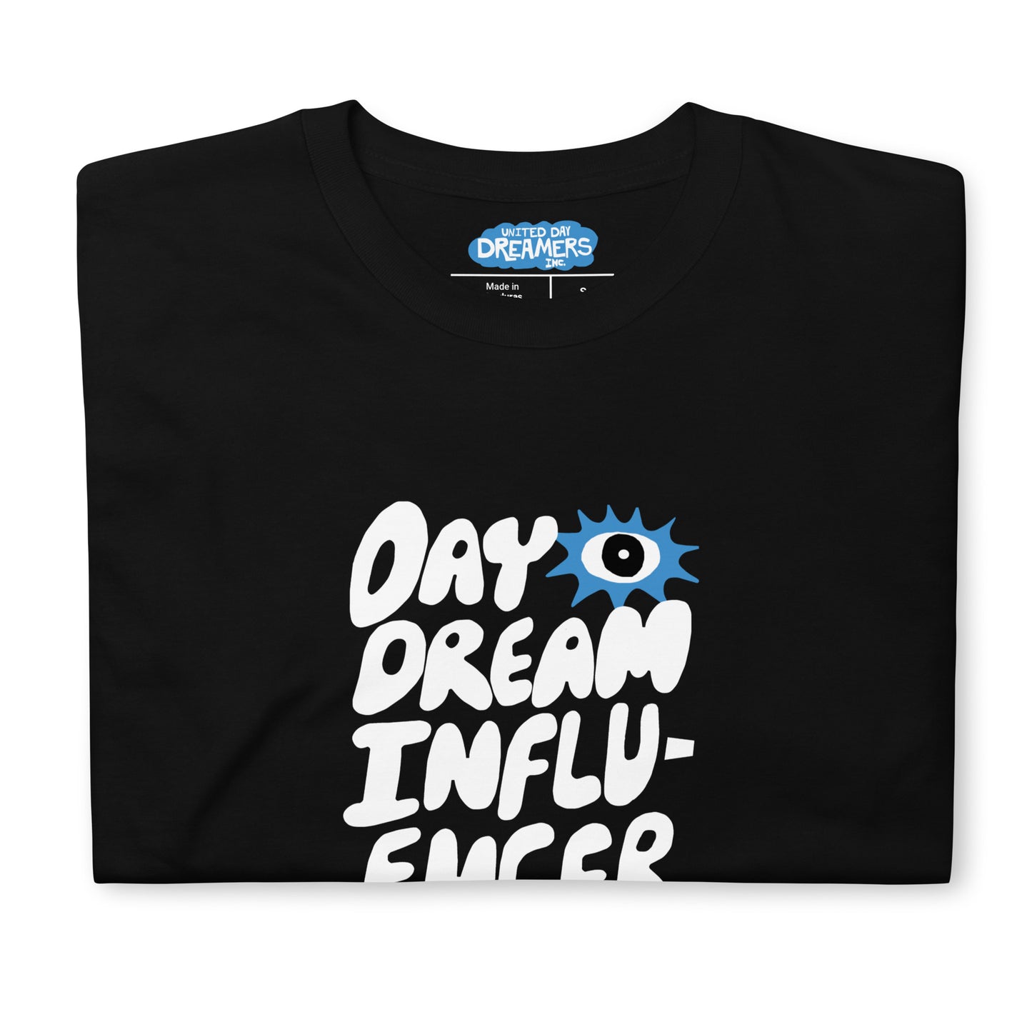 Day Dream Influencer Classic Black Cotton T-shirt