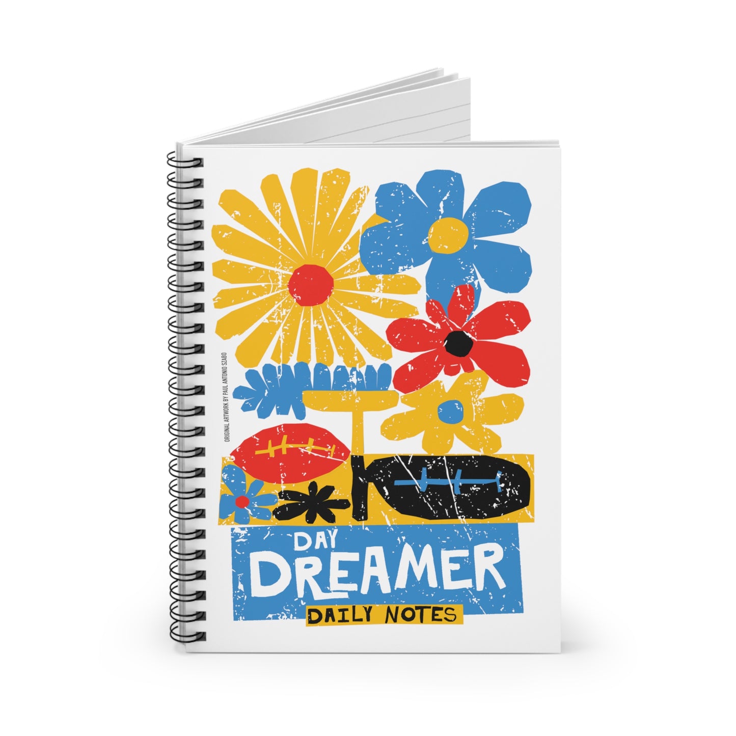 Day Dreamer. Daily Notes, Spiral Handwriting Note Book by United Day Dreamers