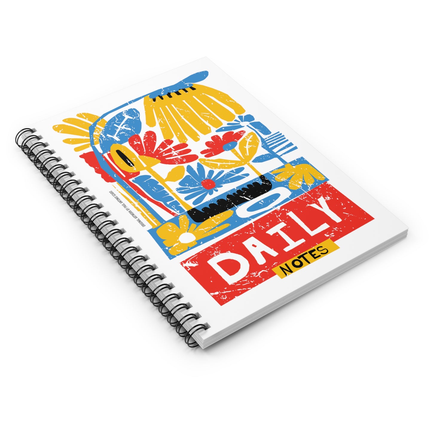 Daily Notes, Spiral Handwriting Note Book by United Day Dreamers