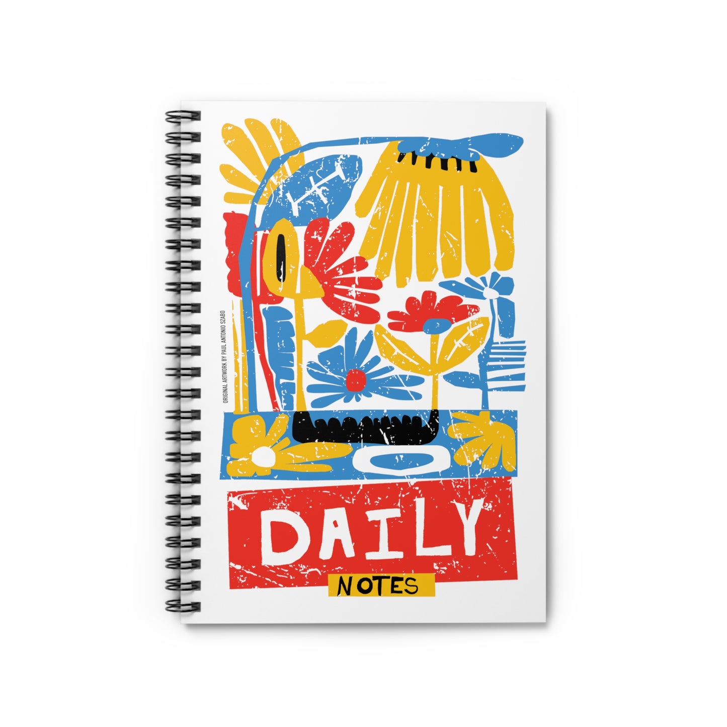 Daily Notes, Spiral Handwriting Note Book by United Day Dreamers