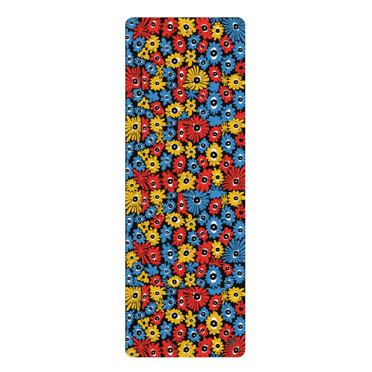 Colorful Yoga Mat and Picnic Mat by United Day Dreamers Inc
